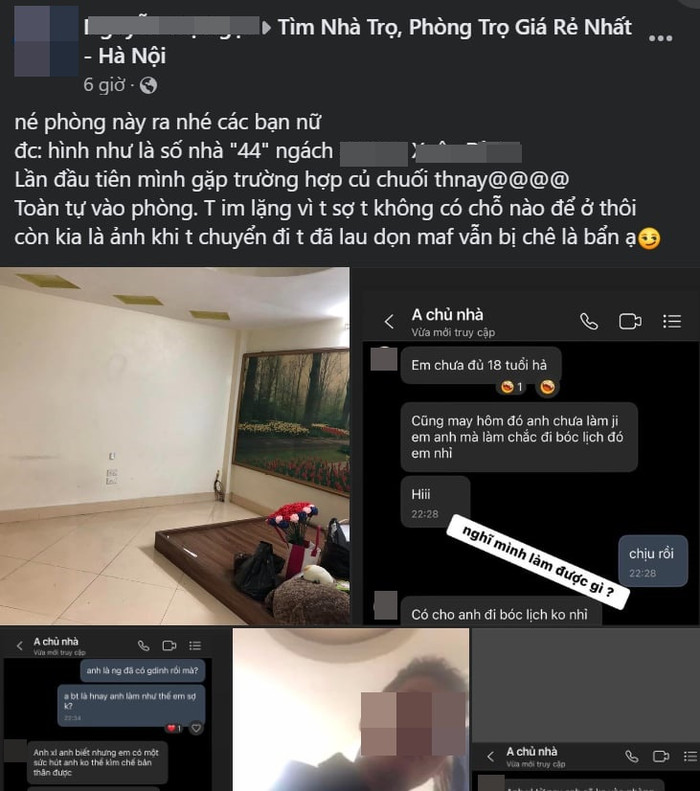 Bài chỉ sẻ của nữ khách trọ thu hút đông đảo quan tâm từ cộng đồng mạng. 