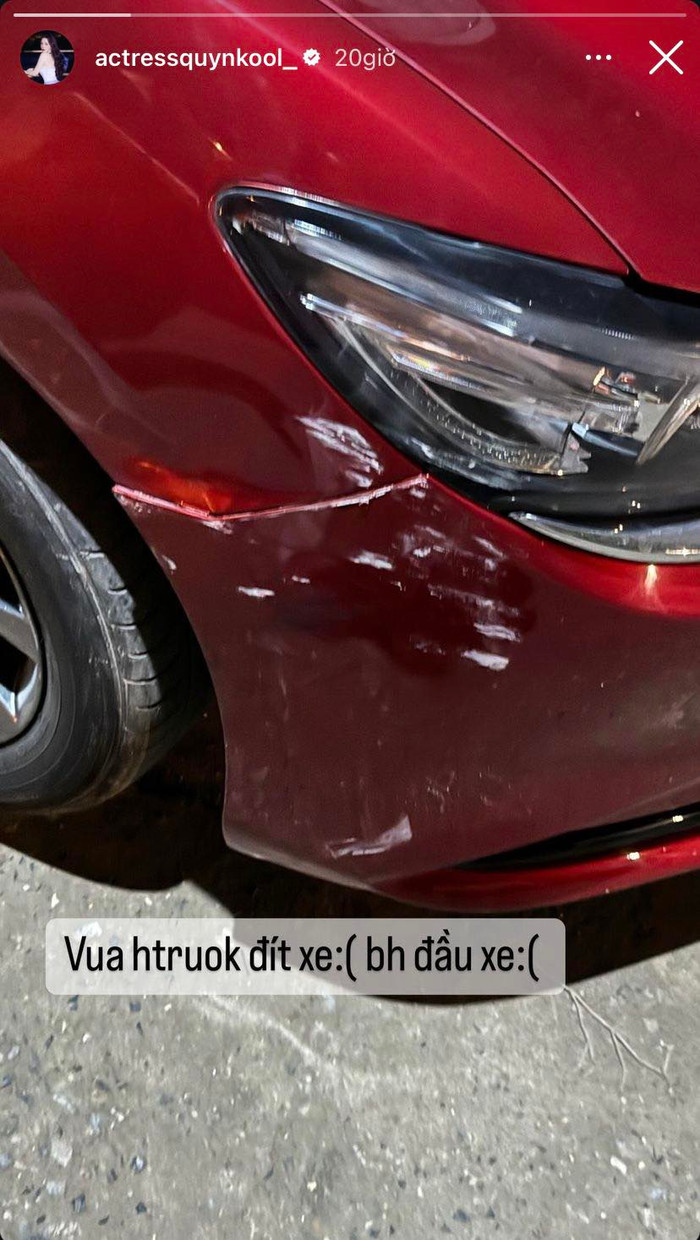 Quỳnh Kool không giấu khỏi sự buồn bã vì gặp sự cố trong những ngày cuối năm