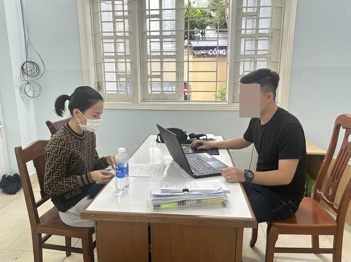 Chế Kim Mỹ Ngân tại Cơ quan Công an