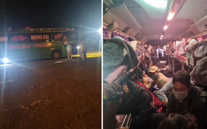 Phạt xe khách 41 chỗ chở 81 hành khách dịp cận Tết Nguyên đán Ảnh 2