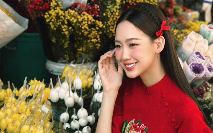 Hoa hậu Bảo Ngọc làm từ thiện trước Tết Ảnh 2