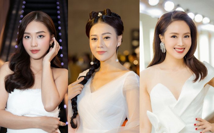 7 mỹ nhân Việt đọ sắc với váy trắng: Phương Oanh hoá thần tiên tỷ tỷ, Hồng Diễm y hệt đại minh tinh Ảnh 2