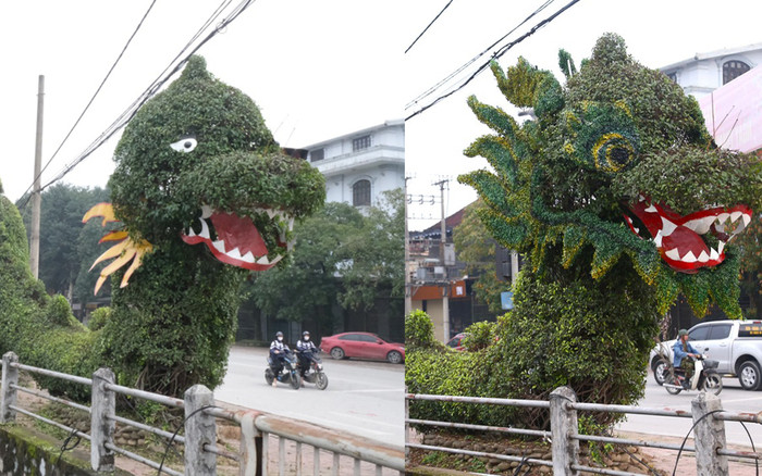 Bất ngờ trước diện mạo mới của linh vật rồng xanh ở Nghệ An sau khi được 'tút tát, thẩm mỹ' lại Ảnh 2