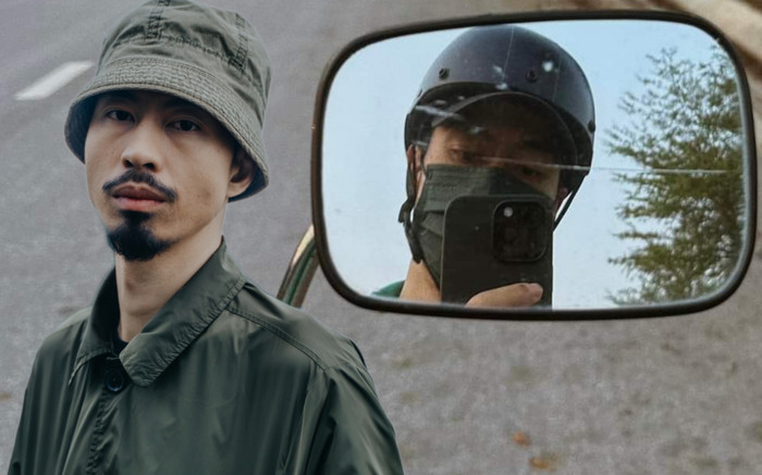 Đen Vâu xuống phố bằng xe máy, nhắn nhủ đến người dân trong ngày về quê ăn Tết Ảnh 2