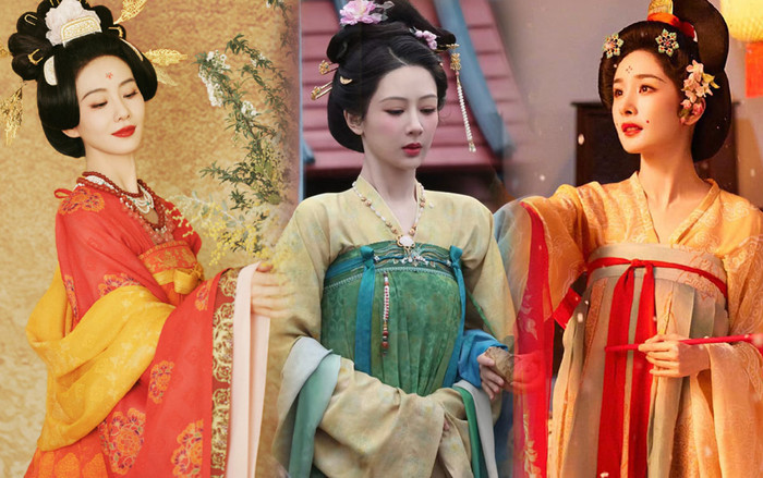 Cùng tạo hình thời đường, Dương Mịch – Lưu Thi Thi đẹp thế nào mà áp đảo cả Dương Tử? Ảnh 2