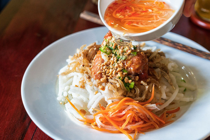 Món bánh tằm bì Sa Đéc hấp dẫn ở Đồng Tháp