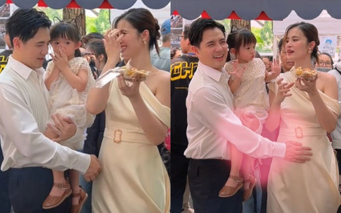 Đông Nhi rạng rỡ vác bụng bầu đi sự kiện, dân tình tinh mắt đoán ngay giới tính nhóc tỳ thứ 2 Ảnh 2