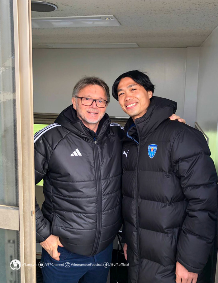 Công Phượng có thể được HLV Troussier điển tên vào danh sách tuyển Việt Nam chuẩn bị cho hai trận gặp Indonesia. Ảnh: VFF