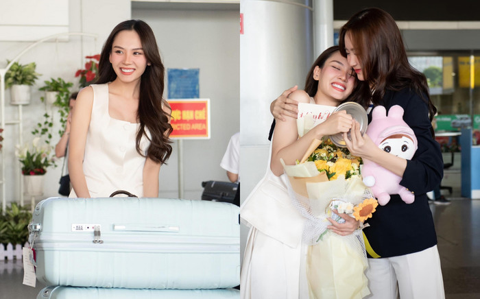 Hoa hậu Mai Phương về nhà sau hành trình dài ngày ở Miss World 2023 Ảnh 2