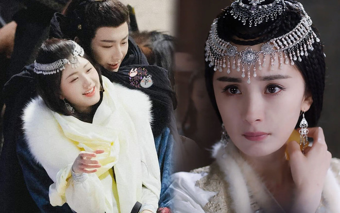 Triệu Lộ Tư đụng độ tạo hình dị vực với Dương Mịch, có áp đảo được đàn chị? Ảnh 2