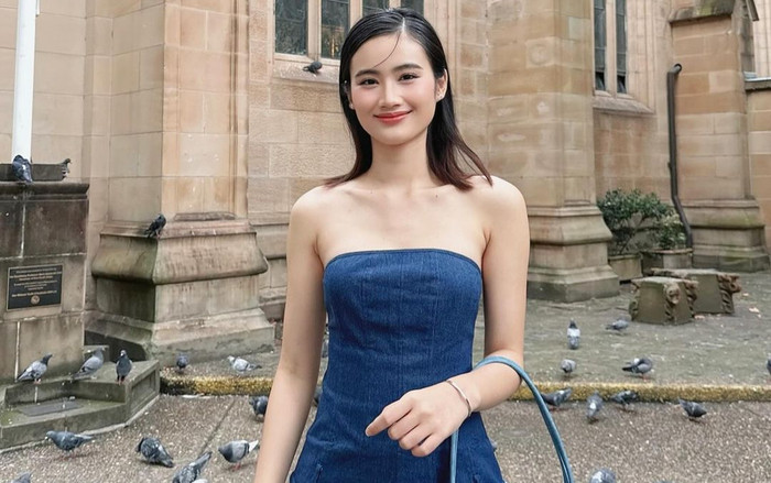 Hoa hậu Ý Nhi mặc cả cây denim, phối đồ ngày càng 'mát tay' Ảnh 2