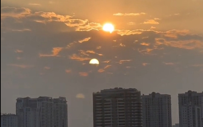 2 mặt trời cùng xuất hiện trên bầu trời, có phải là hiện tượng siêu hiếm? Ảnh 2