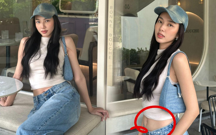 Hoa hậu Thuỳ Tiên lộ dấu hiệu tăng cân, vòng 2 kém thon gọn Ảnh 2