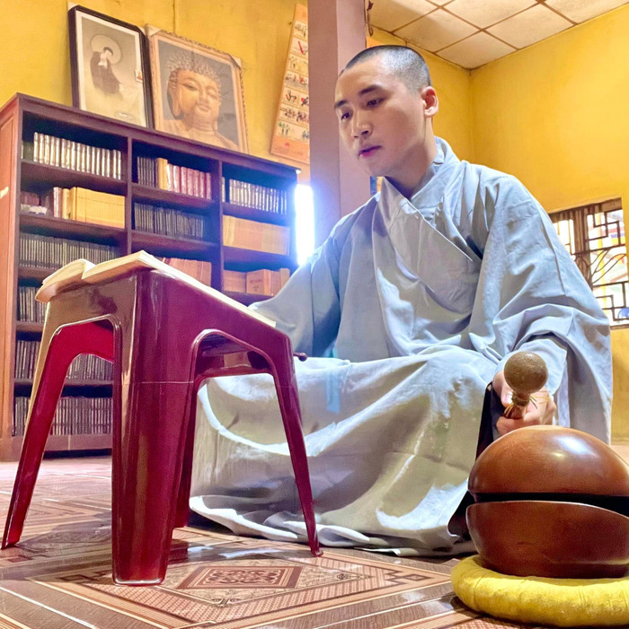 Huy Cung cho biết anh chính thức xuất gia hôm 10/3.