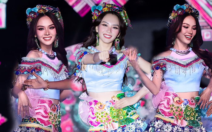 Mai Phương đẹp xuất thần tại sân khấu lỡ hẹn Miss World Ảnh 2