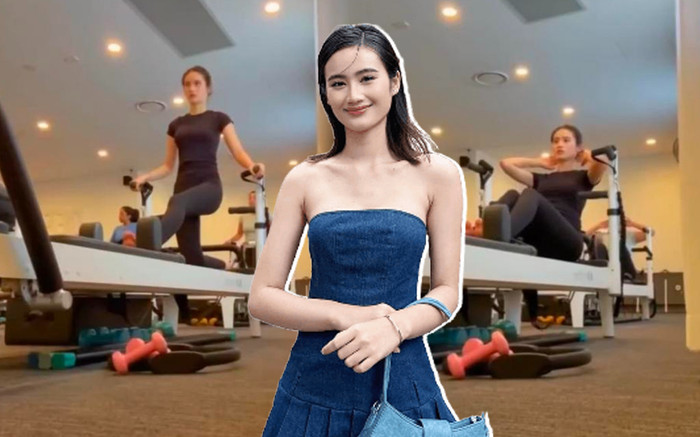 Hoa hậu Ý Nhi tập thể thao, siết body, phát tín hiệu thi Miss World? Ảnh 2