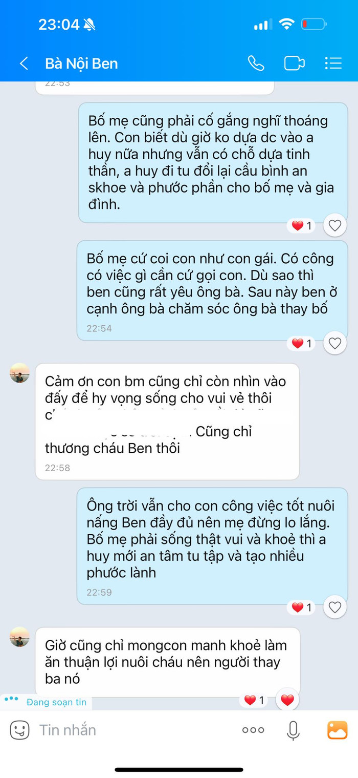 Linh My hé lộ tin nhắn giữa cô và mẹ chồng cũ.
