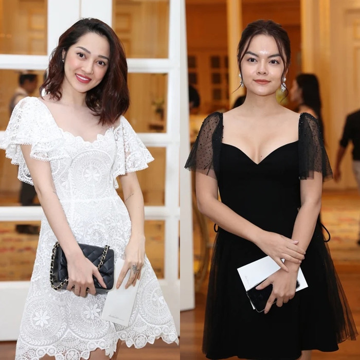 Bảo Anh - Phạm Quỳnh Anh tại đám cưới của Lê Hiếu hồi 2019.