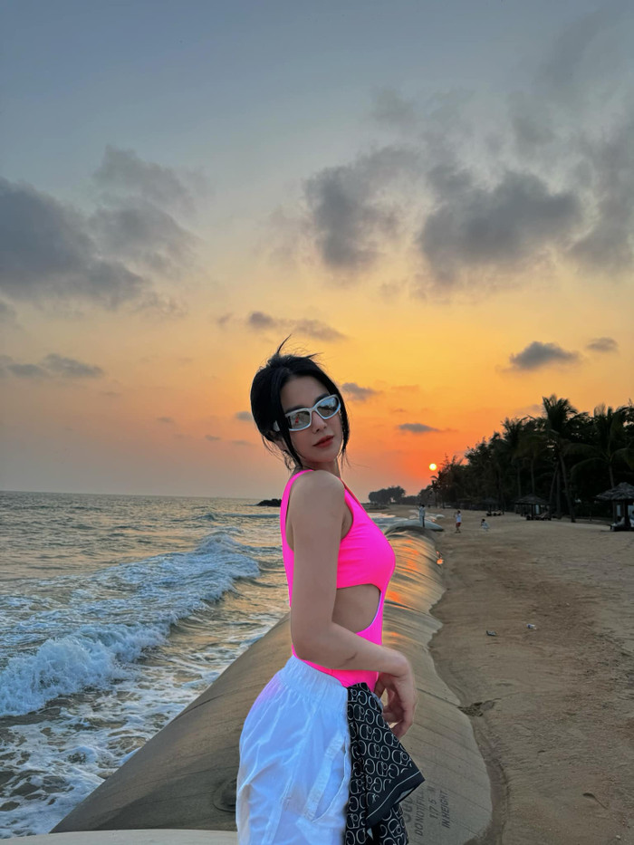 Cách đây không lâu, Diệp Lâm Anh đã cùng hội chị em thân thiết dành một khoảng thời gian nhất định để đi du lịch. Ảnh: FBNV