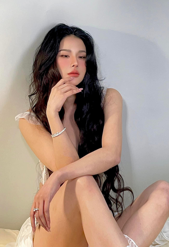 Nhan sắc ngọt ngào của Diệp Lâm Anh sau khi tăng cân. Ảnh: FBNV