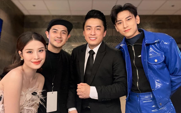 Lam Trường hội ngộ vợ chồng Đông Nhi tại nước ngoài, nhan sắc 'mẹ bầu' gây chú ý Ảnh 2