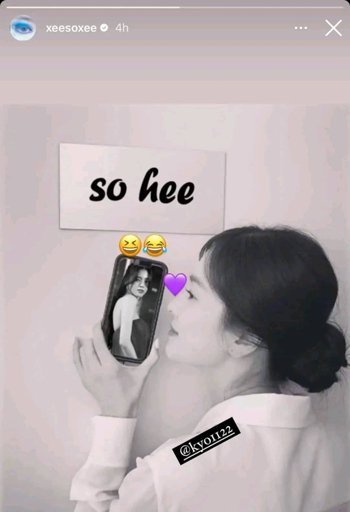 Han So Hee vướng nghi vấn ké 'fame' Song Hye Kyo, khi có nhiều tương tác với đàn chị trên mạng xã hội.