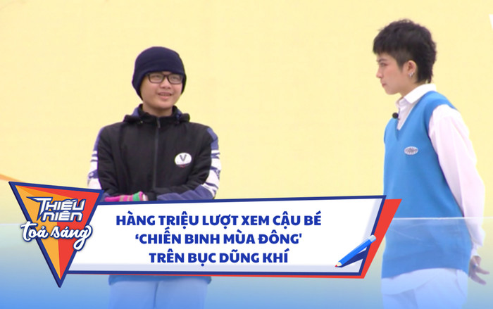 Hàng triệu lượt xem khoảnh khắc cậu bé 'chiến binh mùa đông' cảm ơn bố mẹ Ảnh 2