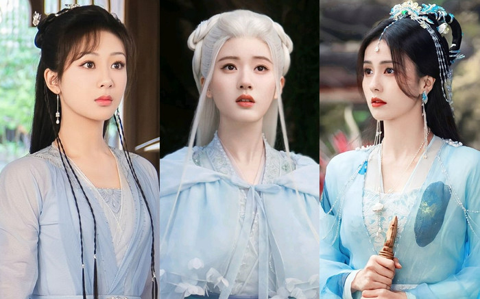 Dàn mỹ nhân Hoa ngữ có tạo hình cổ phục xanh: Triệu Lộ Tư lấn lướt Dương Tử, Bạch Lộc Ảnh 2