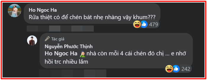 Noo Phước Thịnh vừa rửa bát vừa hát, Hồ Ngọc Hà liền để lại bình luận gây chú ý Ảnh 3