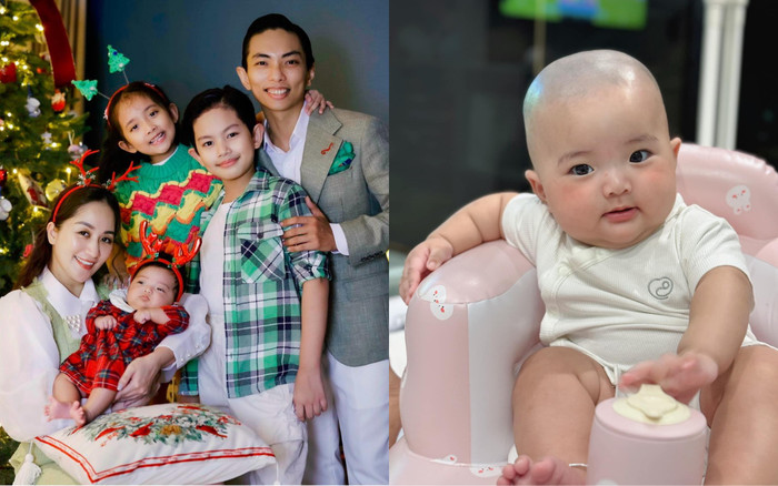 Khánh Thi cắt tóc cho con gái út Lisa, diện mạo mới khiến netizen thích thú Ảnh 2