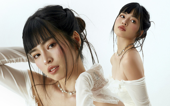 Khánh Vân 'Mắt Biếc' khoe nhan sắc trong veo Ảnh 2