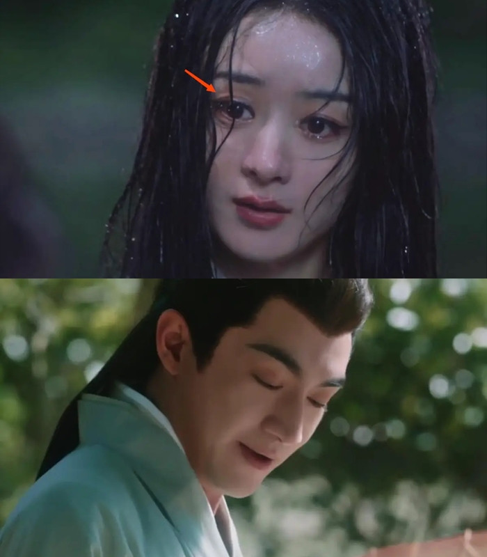 Nhan sắc của Triệu Lệ Dĩnh và Lâm Canh Tân gây tranh cãi. 