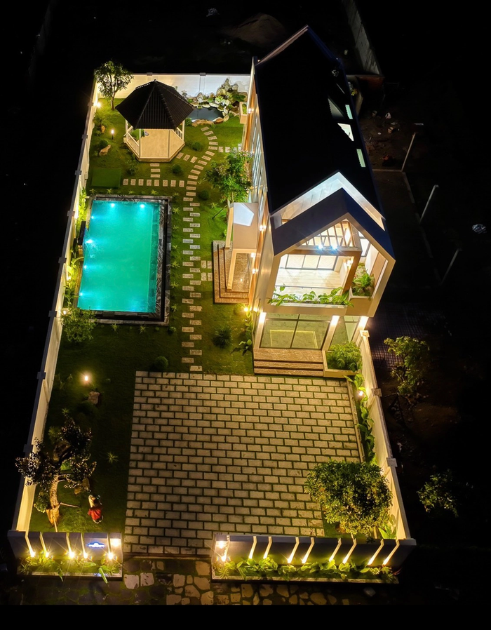 Một số hình ảnh trong biệt phủ ước tính chục tỷ của Lê Giang tại Vũng Tàu.