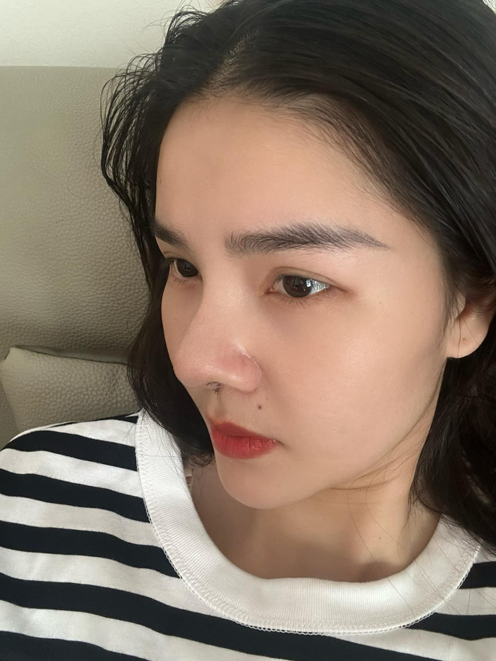 Kỳ Hân có nhiều sự thay đổi rõ rệt sau khi tiếp nhận nhiều ca phẫu thuật thẩm mỹ trong những năm vừa qua. Ảnh: FBNV