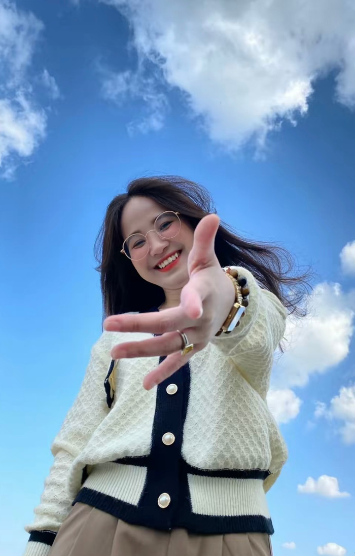 Nhan sắc xinh đẹp của cô giáo Quảng Trị. 