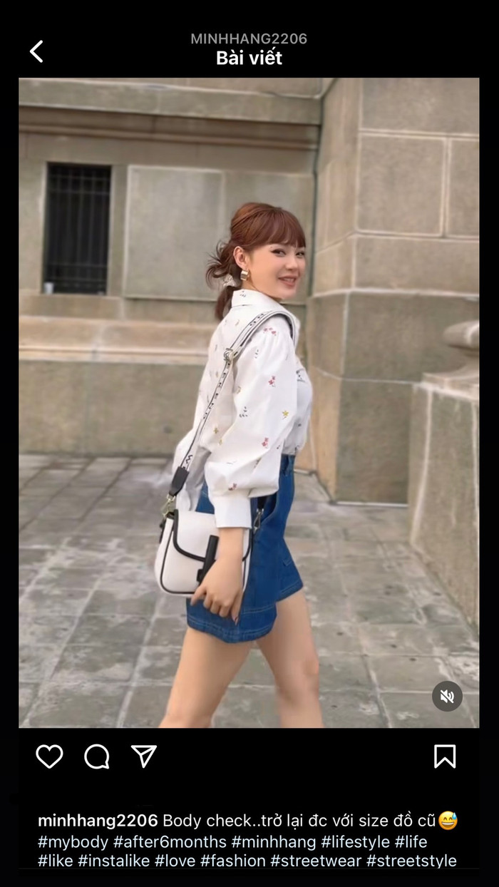 Minh Hằng 'body check' sau 6 tháng sinh con khiến chị em đua nhau vào xin vía.