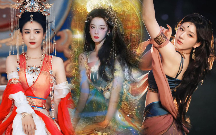 Địch Lệ Nhiệt Ba hóa thần nữ Đôn Hoàng, đẹp thế nào mà áp đảo Bạch Lộc – Triệu Lộ Tư? Ảnh 2