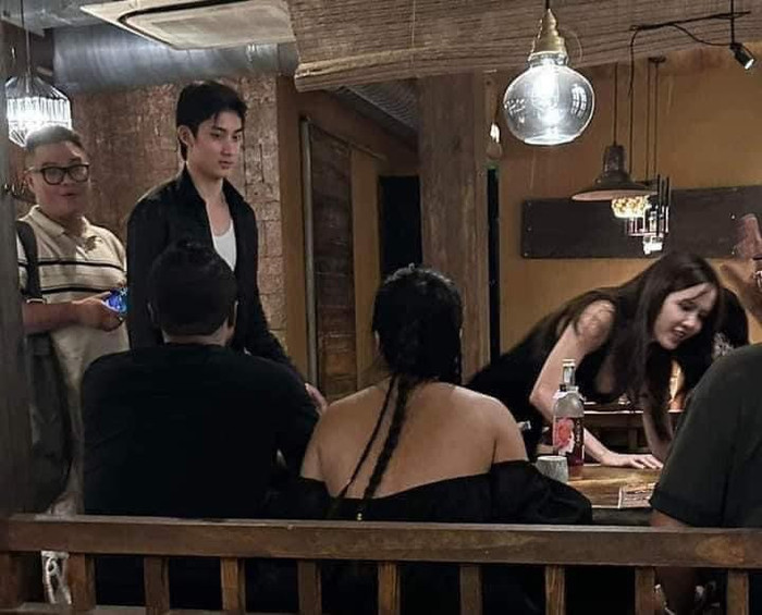 Hình ảnh được cho là Thiều Bảo Trâm và bạn trai khi đi hẹn hò ở chốn đông người. Ảnh: Sưu tầm