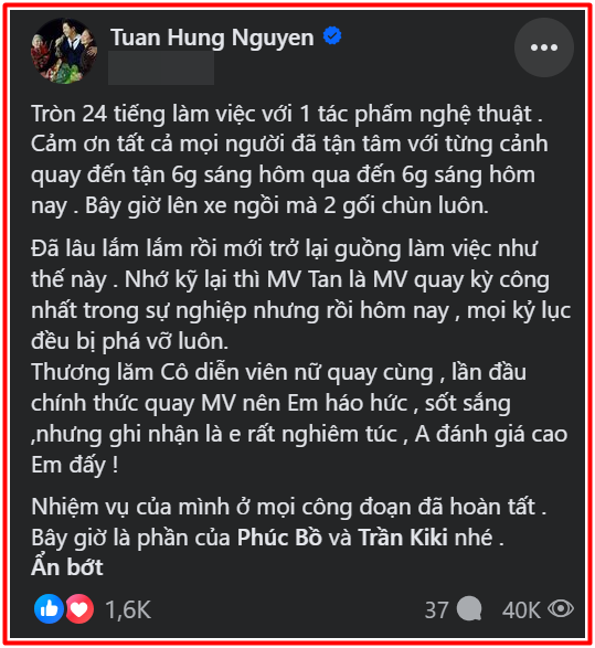 Đâu là MV được quay kỳ công nhất trong sự nghiệp của Tuấn Hưng? Ảnh 1