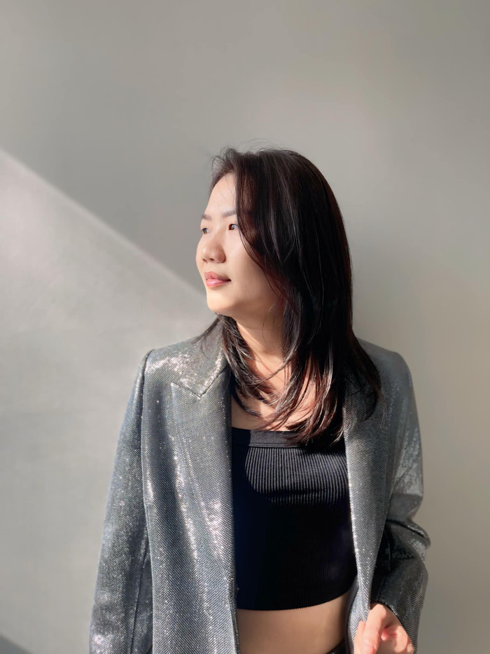 Thúy Kiều nhận được nhiều lời khen của bạn bè vì gu ăn mặc ngày càng 'lên trình'.