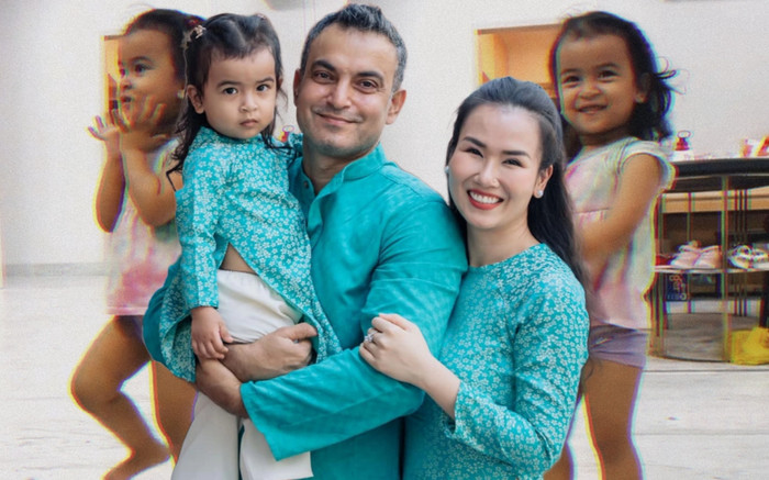 Con gái lai Ấn của Võ Hạ Trâm bộc lộ năng khiếu nghệ thuật Ảnh 2