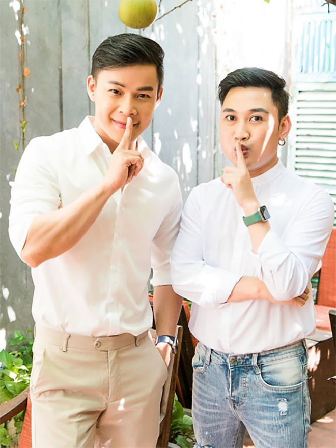 Cả hai không ngần ngại công khai tình cảm sau 10 năm bên nhau.