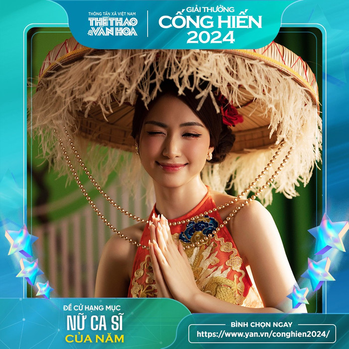 Tại Top 5 đề cử chính thức của Giải Âm nhạc Cống hiến 2024, Hòa Minzy xuất hiện trong 2 hạng mục: Nữ ca sĩ của năm và Music Video của năm (với MV Thị Mầu).