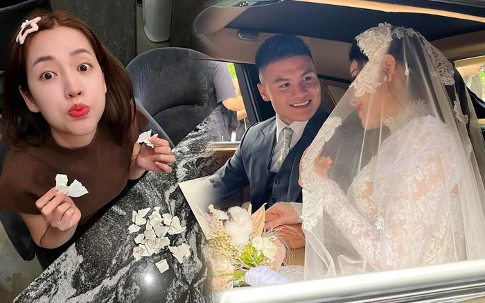 Showbiz 28/3: Đám cưới Quang Hải khuấy đảo 'cõi mạng', Puka lỡ xé thiệp cưới Minh Tú Ảnh 2