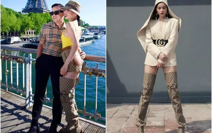 Đôi giày hàng hiệu của Hồ Ngọc Hà - Lệ Quyên cũng từng 'làm mưa làm gió' khi trùng nhau.