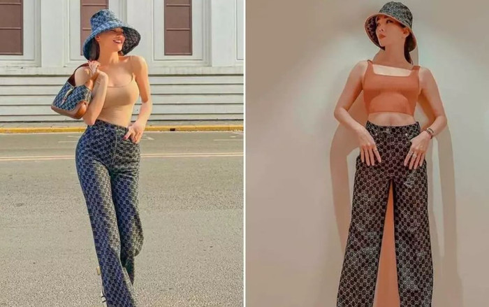 Trong khi cách phối đồ giúp Hồ Ngọc Hà khoe trọn sắc vóc thì Lệ Quyên lại tự làm lộ hạn chế ngoại hình.