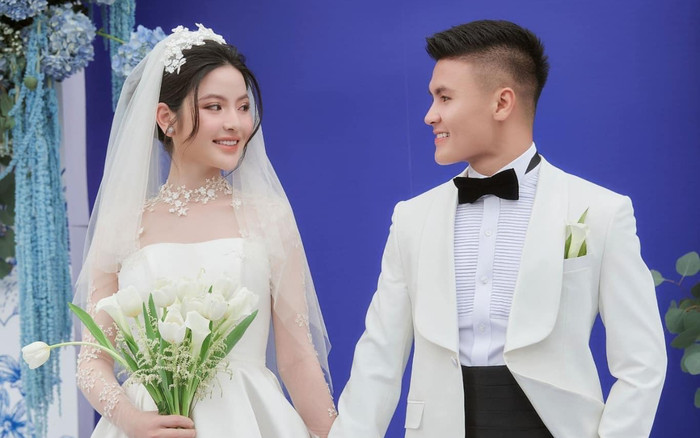 Chu Thanh Huyền gọi điện cho Quang Hải trước giờ lên lễ đường, cách xưng hô lộ chuyện có 'tin vui' Ảnh 2