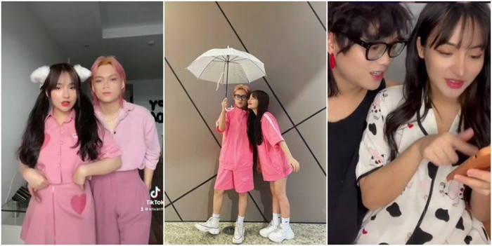 Khánh Vân và Phạm Thoại từng nhiều lần xuất hiện khá tình cảm với nhau