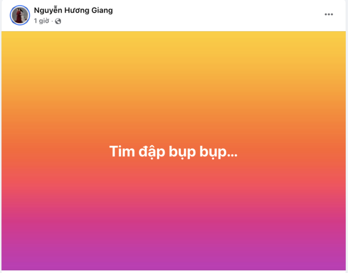 Bài đăng mới nhất của Hương Giang.&nbsp;