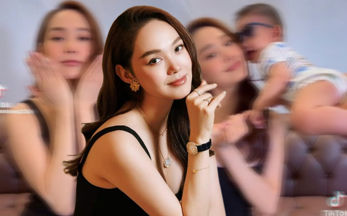 Đu trend muộn, tan chảy khoảnh khắc Minh Hằng được con trai hôn vào má Ảnh 2